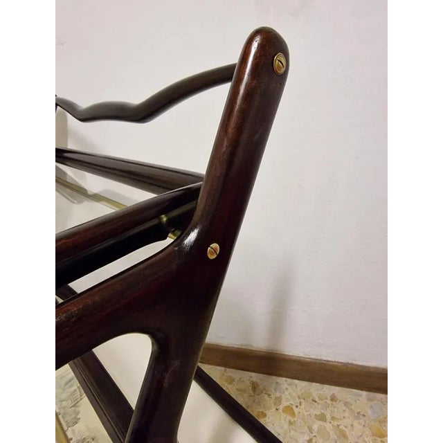 Wooden Trolley by Ico & Luisa Parisi, 1960s For Sale - Image 12 of 13