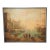 19th Century French Seaport Oil Painting After Claude Lorrain, 60.4 X 74.3 In For Sale
