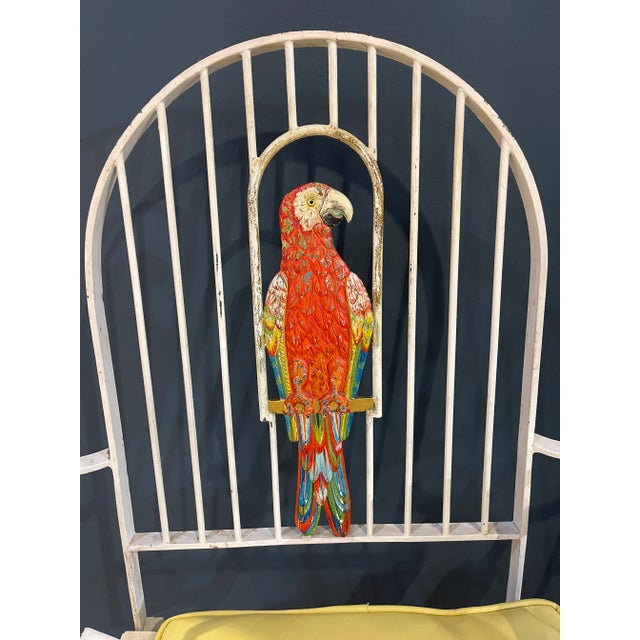 1950s Metal Parrot Armchairs - a Pair For Sale - Image 4 of 13