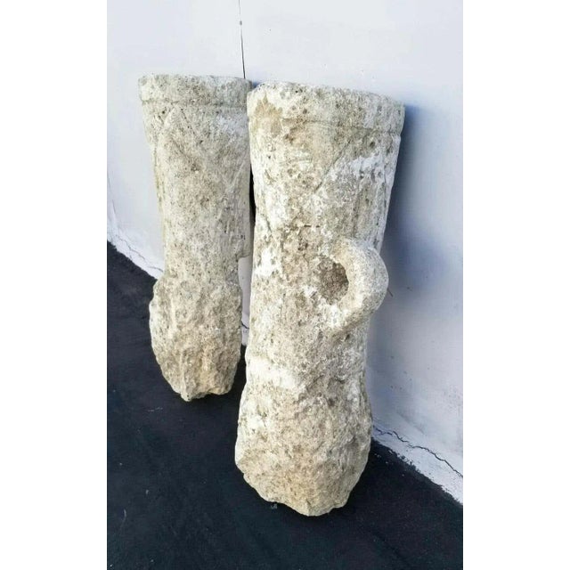 Masonry Garden Chairs from Italy - A Pair For Sale - Image 4 of 9