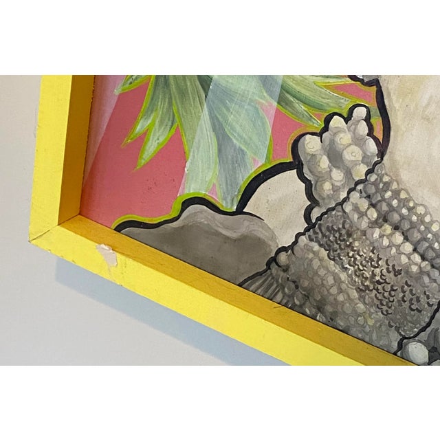 Contemporary Original Oil Painting Signed Porkchop For Sale - Image 4 of 10