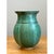 Mid-Century Modern Vintage Speckled Green Ceramic Vase For Sale - Image 3 of 12