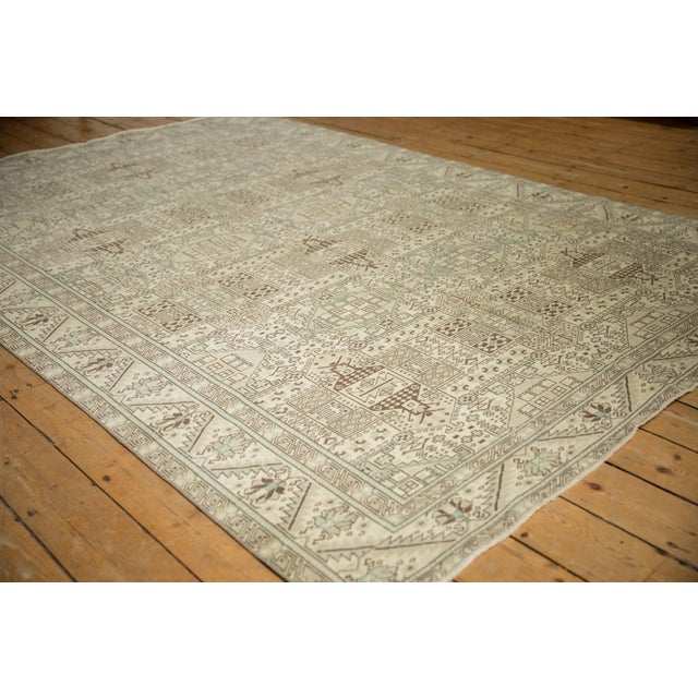 Traditional Vintage Distressed Sparta Carpet - 6'4" x 9'5" For Sale - Image 3 of 9