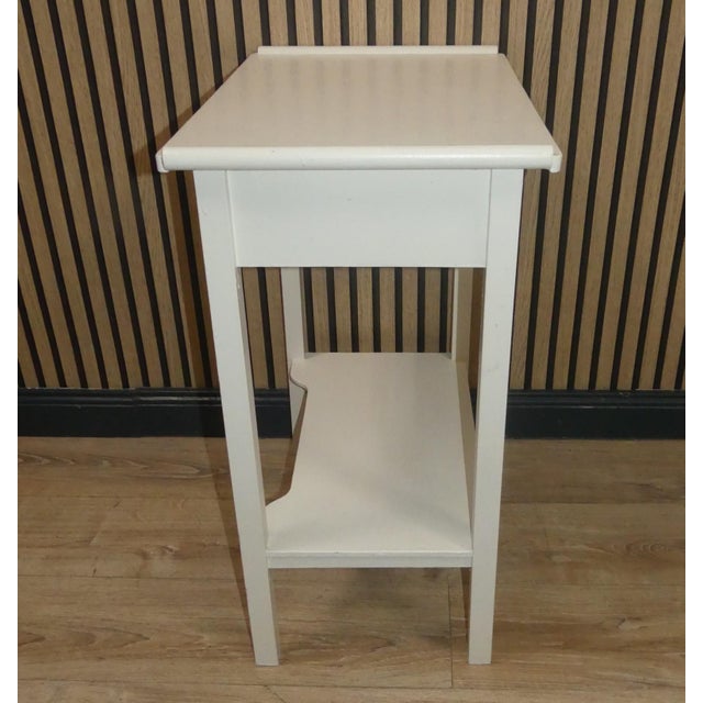 Long-Legged Dresser Sewing Table with White Shelf For Sale - Image 5 of 11