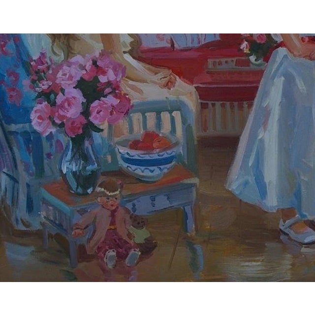 2010s Soviet Children Portraits of Children Oil Painting Original Ukrainian Artist Polyakova M. 75-95 12 For Sale - Image 5 of 6