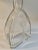 Crystal Decanter with Etched Crown and Faceted Stopper For Sale - Image 9 of 11
