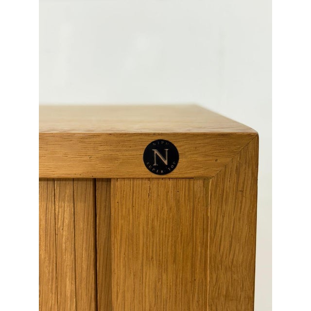 Danish Roller Shutter Cabinet For Sale - Image 15 of 16