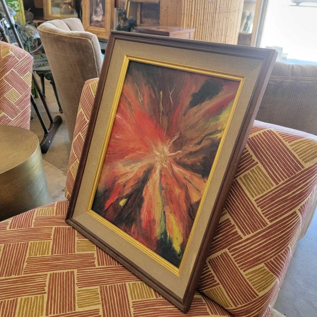 Mid Century Modern Abstract Original Painting For Sale In Charleston - Image 6 of 10