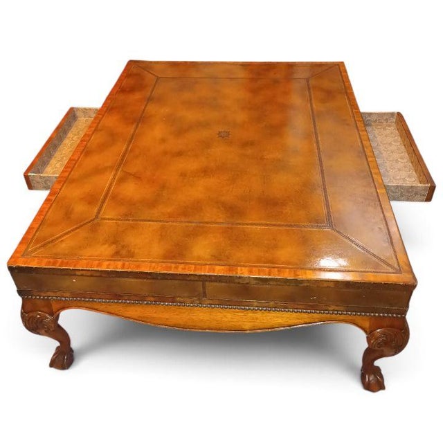 Copper Command Center Stage With This Exceptionally Rare, Vintage Coffee Table by Maitland-Smith. For Sale - Image 8 of 12