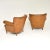 Vintage Swedish Leather Club Armchairs, 1940s, Set of 2 For Sale - Image 4 of 9