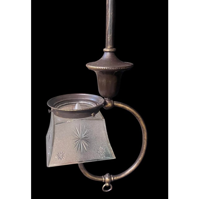 1920s 1920s Semi Flush Mount Single Light For Sale - Image 5 of 5