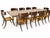 Wood Klismos Style Solid Walnut Dining Chairs -Set of 10 For Sale - Image 7 of 7