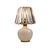 Glass Eclipse Cream Crystal Shade Mini Lamp For Sale - Image 7 of 7