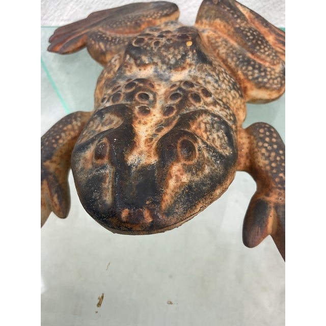 Metal Virginia Metal Crafters Iron Frog For Sale - Image 7 of 8