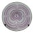 Castilian Purple & White Blown Glass Plate For Sale