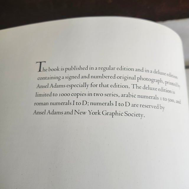 Photography Ansel Adam's Images 1923-1974 New York Graphic Society Special Signed Edition For Sale - Image 7 of 12