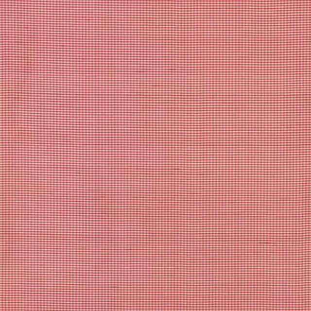 Sample - Schumacher Dalton Silk Gingham Fabric in Cerise For Sale