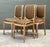 Mid 20th Century Vintage Deco Carved Dining Chairs - Set of 4 For Sale - Image 5 of 12