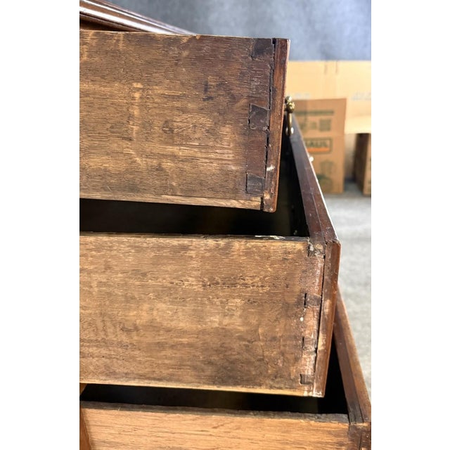 18th Century Solid Mahogany 5-Drawer Chest For Sale - Image 11 of 13