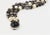 1950s Vintage 1950s Signed Hattie Carnegie Beaded Faux-Hematite & Faux-Pearl Greyscale Bracelet For Sale - Image 5 of 8
