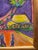 Purple Mid-Century Modern Fauvist Style Tropical Signed Landscape Painting. For Sale - Image 8 of 8