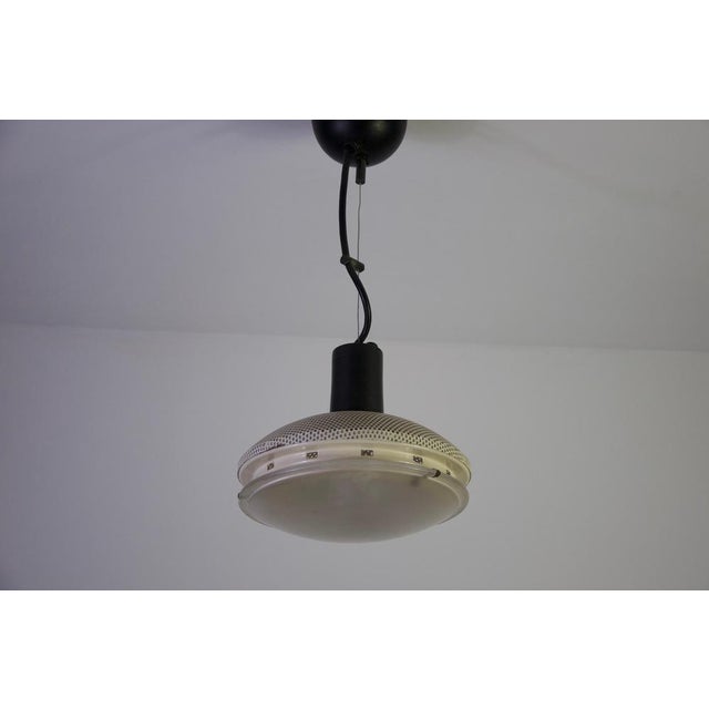 Italian White Pendant Lamp, 1970s For Sale - Image 3 of 10