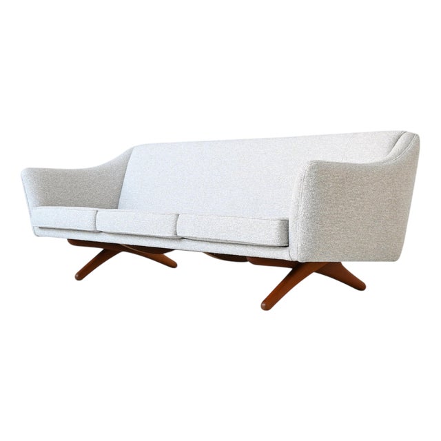 Model Ml-140 3-Seater Sofa by Illum Wikkelsø for A. Mikael Laursen, Denmark, 1960 For Sale