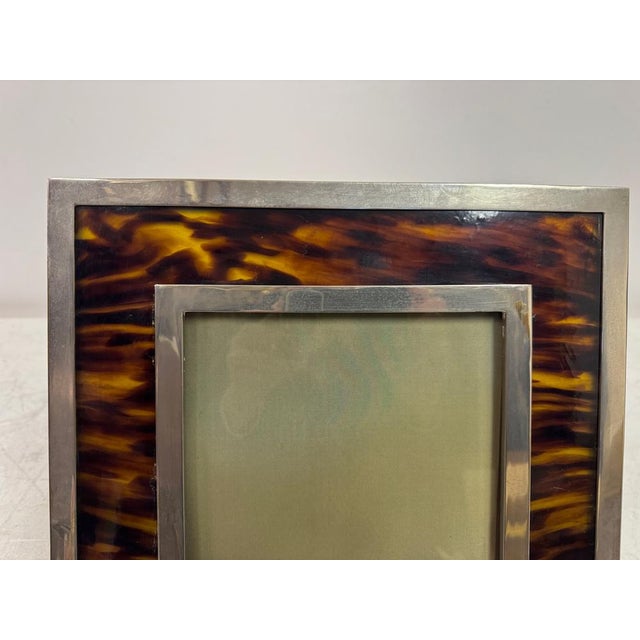 Vintage Italian Photo Frame by Gabriella Crespi, 1970s For Sale - Image 9 of 11