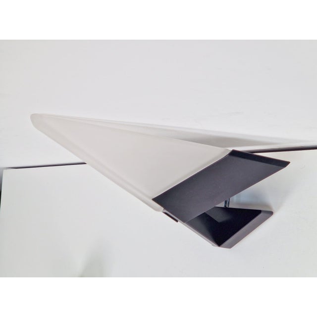 Postmodern Metal & Glass Wall Lamp, Italy, 1980s For Sale - Image 9 of 11