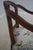 Vintage Italian Walnut Finish Vanity Bench Chair For Sale - Image 11 of 18