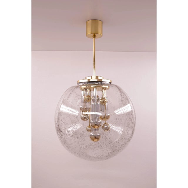 Large Vintage Ceiling Lamp from Doria Leuchten, in Very Good conditions. Designed 1970 to 1979 This piece is attributed to...