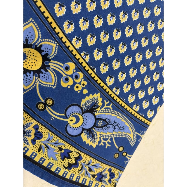 French Country Williams Sonoma Marseille French Country Tablecloths For Sale - Image 3 of 4