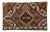 Pasargad Home Vintage Kilim Pillow Case, Multicolor For Sale
