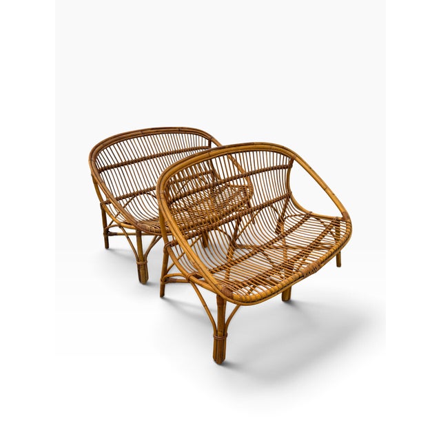 Wood Sofas in the style of Franco Albini, Italy, 1960s, Set of 2 For Sale - Image 7 of 18