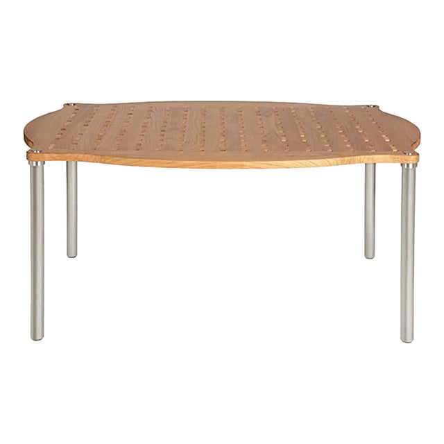 Giati by Walters Wicker 63" Rectangular "Fifty-Five" Outdoor Dining Table For Sale