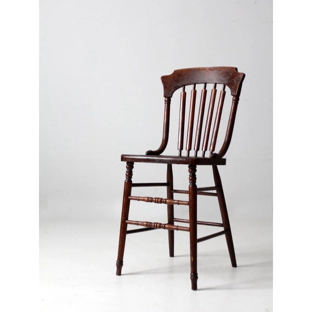 Early 20th Century Antique Sheboygan Chair Co High Seat Chair For Sale - Image 5 of 12