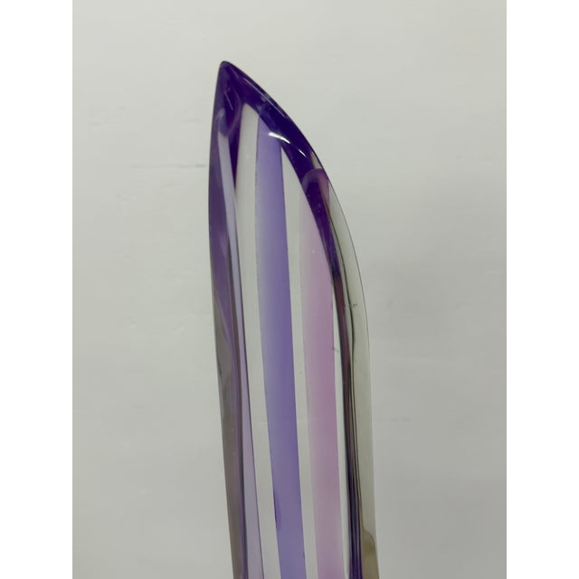 Van Teal Multi-Color Abstract Acrylic Table or Floor Sculpture, 1980s For Sale - Image 11 of 16