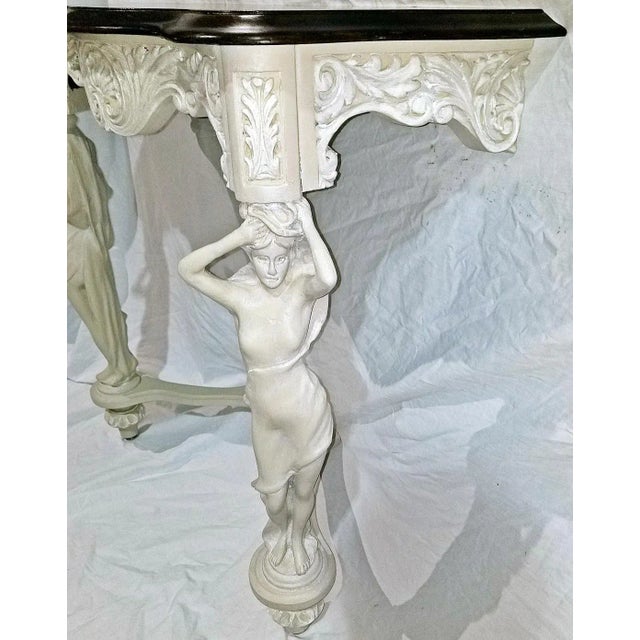 Vintage 1920s Figural Console Table, 2 Available For Sale In West Palm - Image 6 of 10
