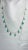 This is part of Chairish’s Fine Jewelry assortment. Turquoise Necklace in 18K Gold studded with pear cut diamonds....