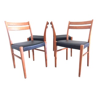 Vintage Scandinavian Chairs, Italy, 1960s, Set of 4 For Sale