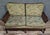English Two-Seater Sofa in Carved Wooden Frame For Sale - Image 3 of 6
