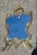 Gilt Brass Rococo Mirror With Easel Back For Sale - Image 4 of 8