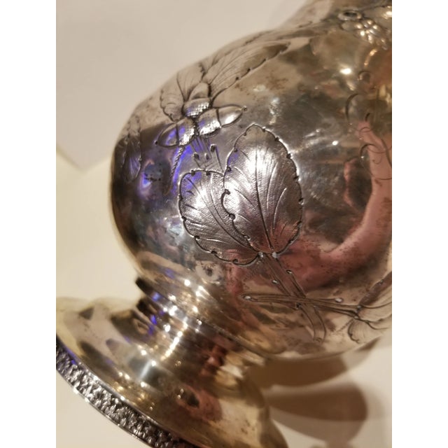 Early 19th Century American Coin Silver Water Pitcher For Sale - Image 10 of 12