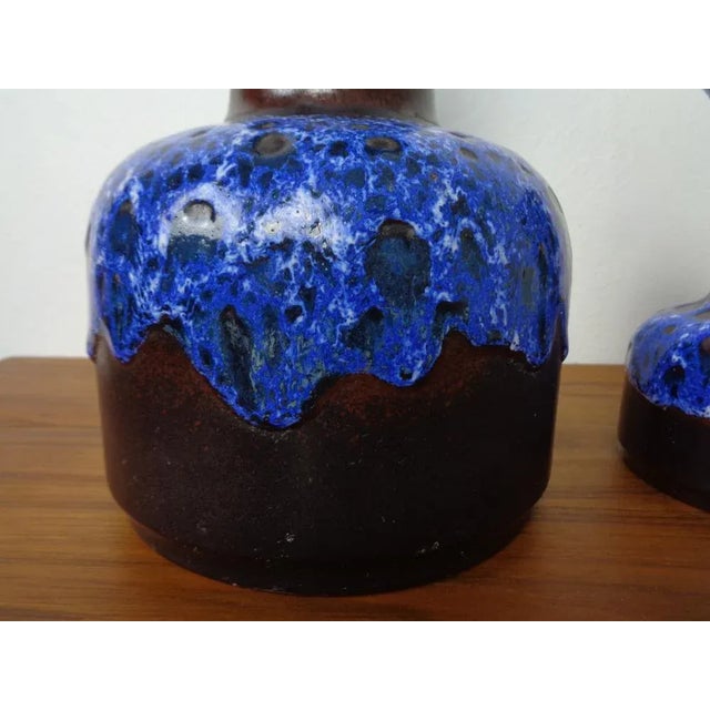 Pop Art Ceramic Vases from Jasba, 1970s, Set of 2 For Sale - Image 12 of 13