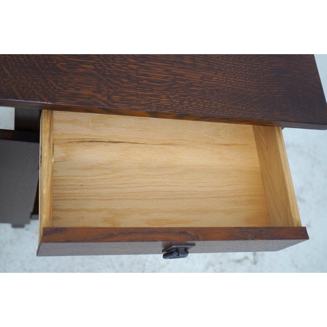 Stickley Stickley Mission Oak Nightstand Cabinet For Sale - Image 4 of 18