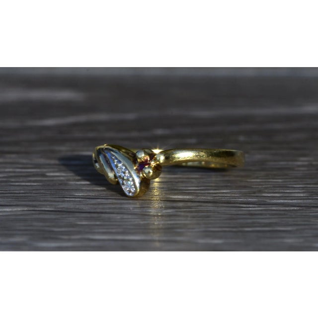 Contemporary The Dandridge: Ladies 14K Gold Cocktail Ring with Diamonds For Sale - Image 3 of 9