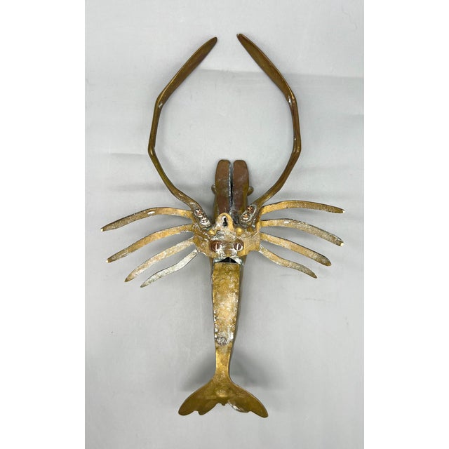 20th Century Brass Lobster Figure For Sale In Houston - Image 6 of 10