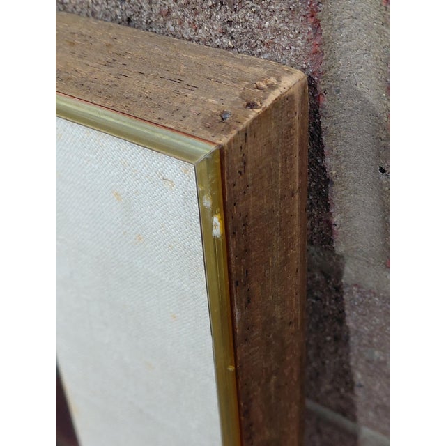 Framed Signed James Akston Acrylic on Board For Sale - Image 10 of 10