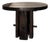 Vintage Brutalist Round Dining or Entry Table in Reclaimed Wood. For Sale