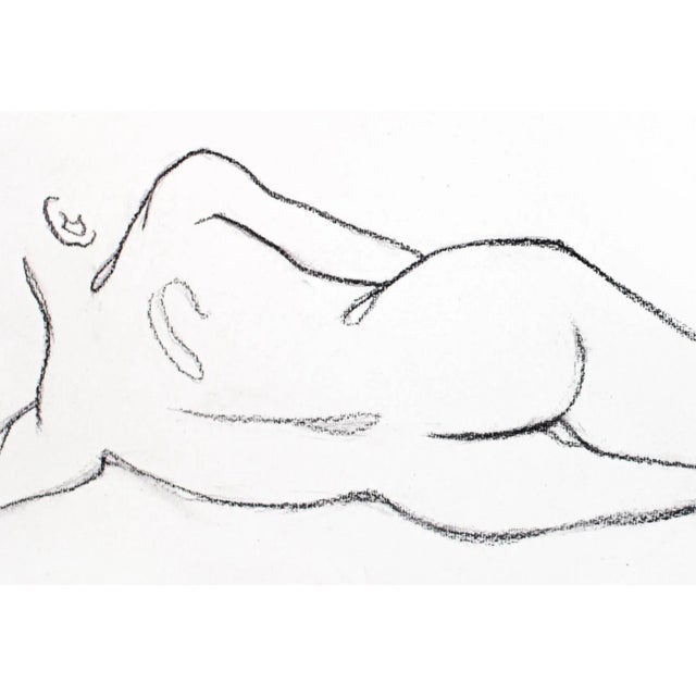 Original charcoal drawing on handmade cotton rag paper Artist: Elizabeth Becker Year: 2019 Image and Paper Size: 12” x...